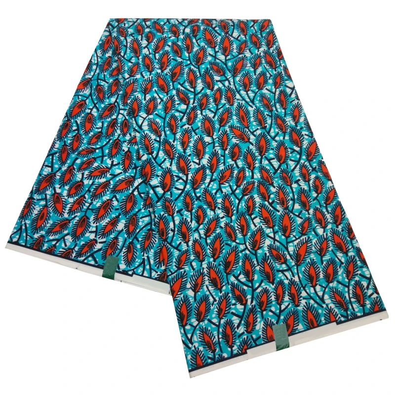 

2019 High Quality African Prints Fabric Veritable Dutch Wax Real Wax Dutch Nigerian Style 6Yards/pcs 100% Polyester Material