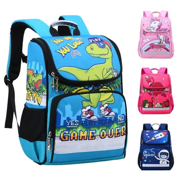 

Animal Printing School Bags Children Unicorn Backpacks for Girls Boys 3D Dinosaur Bag Kindergarten Kids Flamingo School Backpack