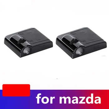 

2pcs LED Car Door Welcome Light Projector Logo For Mazda 3 spoilers 5 6 cx-5 cx5 cx-3 cx3 323 2 cx7 cx-7 mx5 rx8 atenza cx9 cx-9