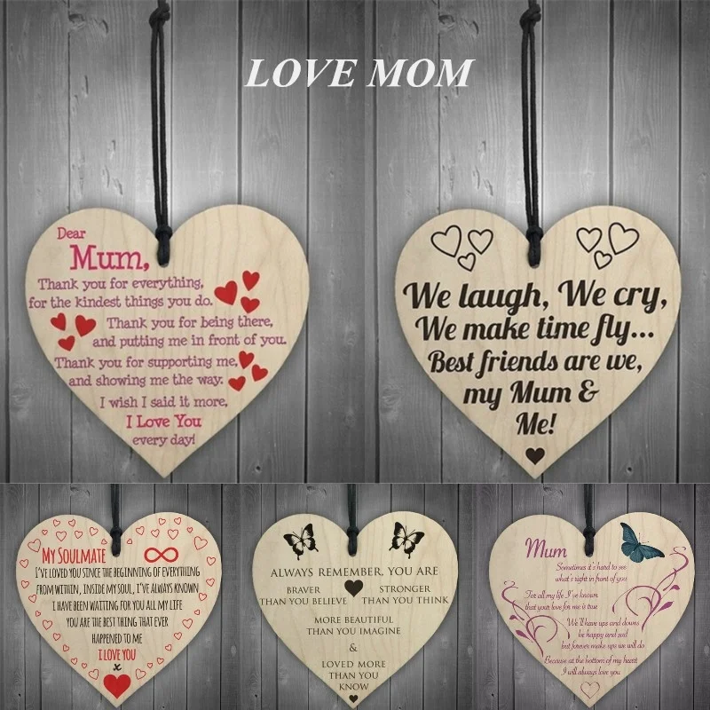 mum wooden plaques