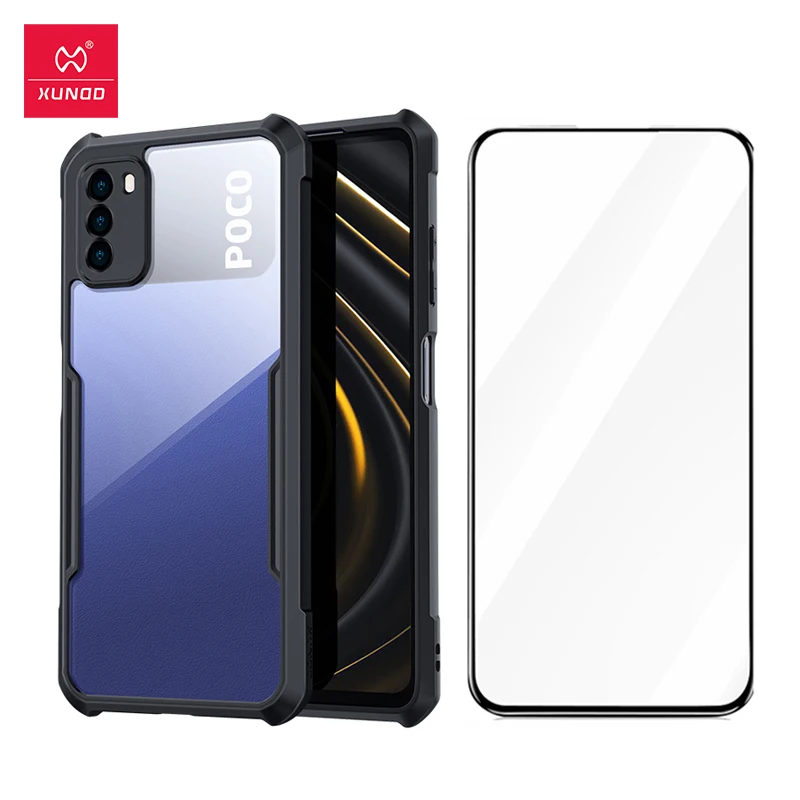 poco m3 чехол XUNDD защитный для POCO M3 Чехол-с воздушной подушкой Технология Камера &amp