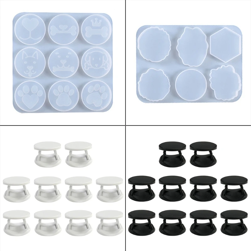 Mobile Phone Socket Epoxy Resin Mold Cellphone Grip Holder Silicone Mould DIY Crafts Casting Tool | Украшения и аксессуары