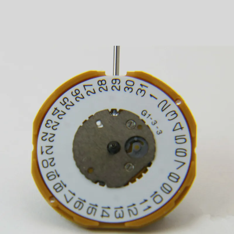 Часы Аксессуары для перемещения Япония GM10 кварцевый механизм три штифта один календарь стержень без батареи