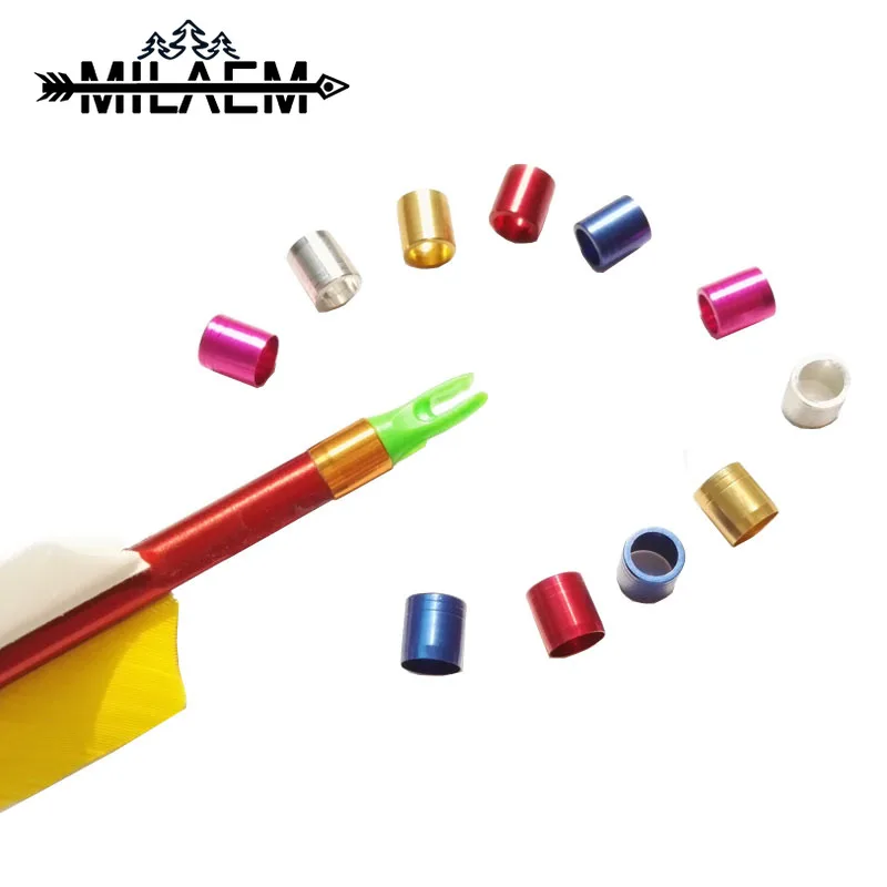 

12 pcs Archery Ring Explosion-proof Ring Fit for 6.2mm Shaft Arrow Ring Archery Hunting Bow and Arrow Shooting Accessories