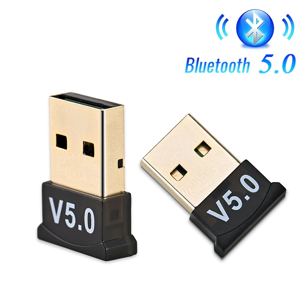 

Wireless USB Bluetooth 5.0 Adapter Transmitter Music Receiver MINI BT5.0 Dongle Audio Adapter for Computer PC Laptop Tablet