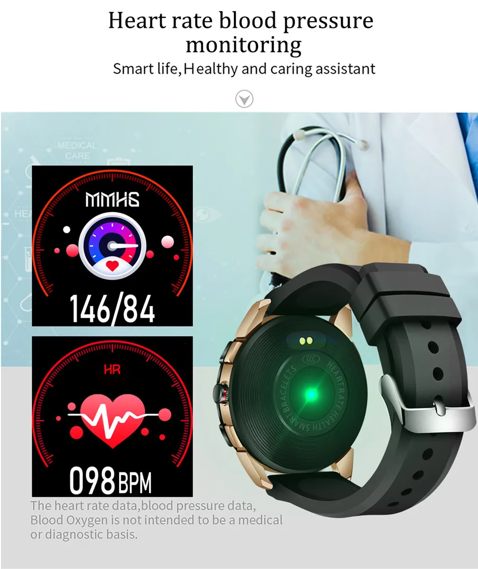 LIGE, Новые смарт-часы для женщин и мужчин, спортивные Смарт-часы, фитнес-трекер, IP67, водонепроницаемые, пульсометр, кровяное давление, шагомер, Android ios