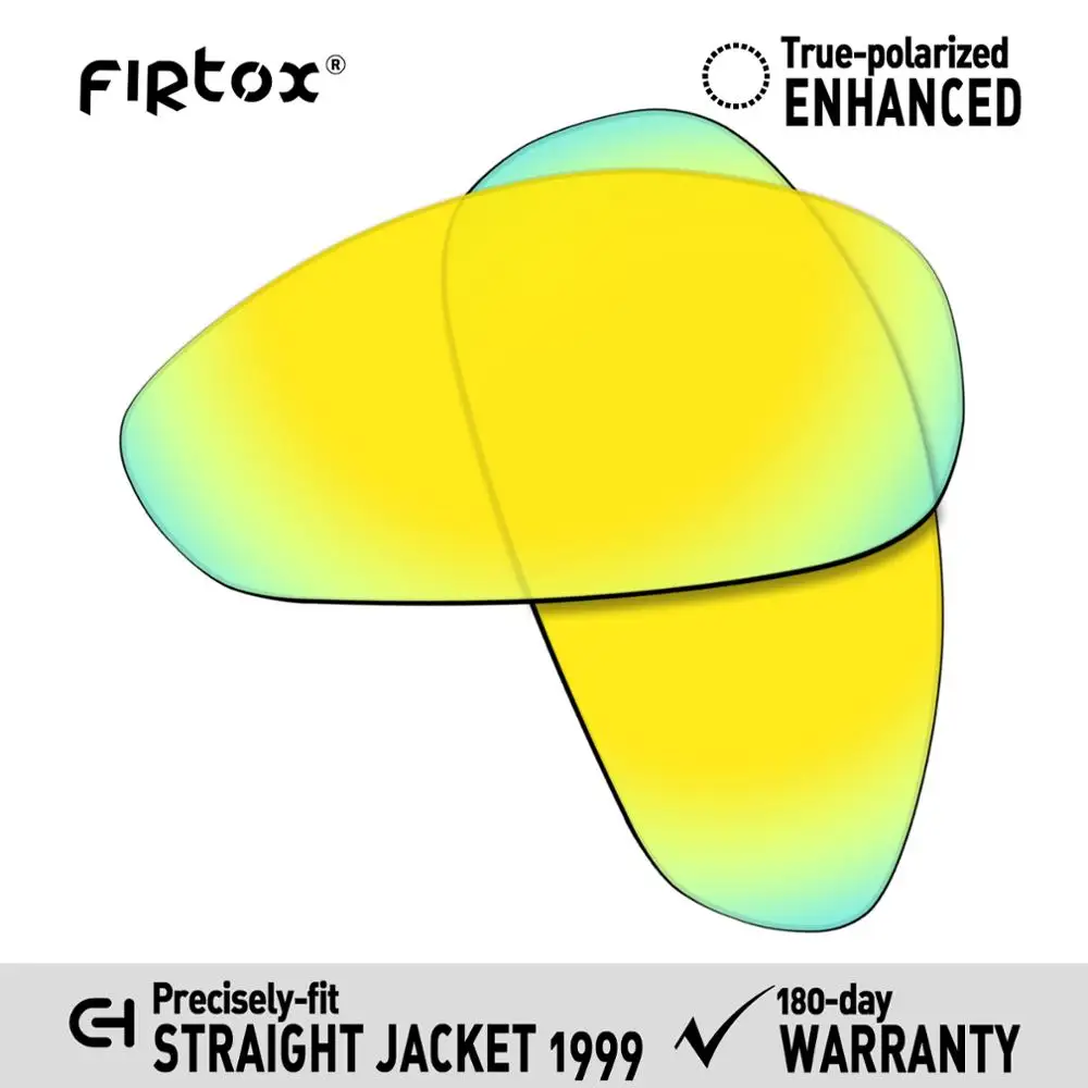 Firtox True UV400 Polarized Lenses Replacement for-Oakley Straight Jacket 1999 Sunglasses (Compatiable Lens Only) - Multiple Firtox True UV400 Polarized Lenses Replacement for-Oakley Straight Jacket 1999 Sunglasses (Compatiable Lens Only) - Multiple