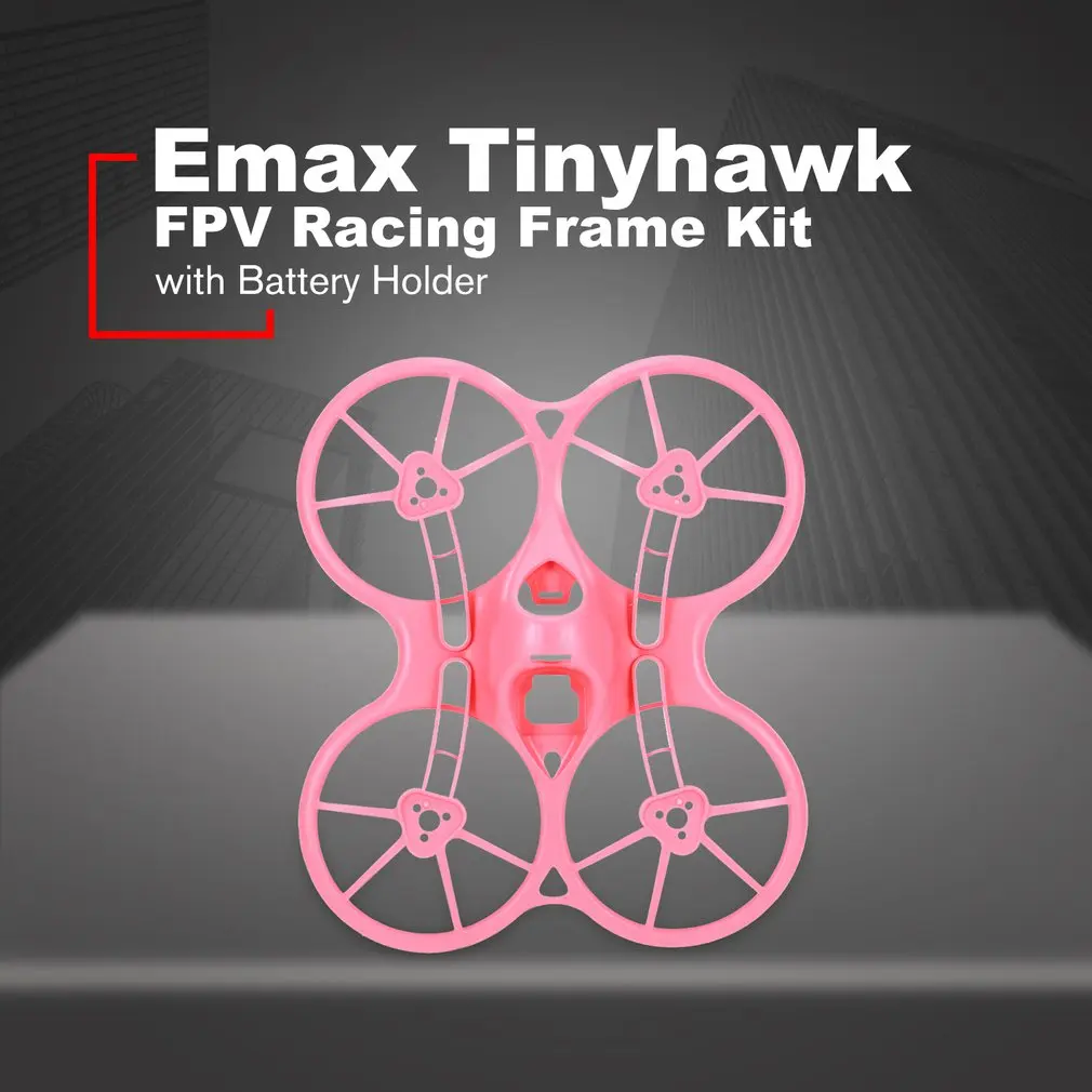 Крытая часть для дрона пластиковая FPV Гоночная Рама Комплект для Tinyhawk с держателем батареи аксессуары часть для крытого FPV бесщеточная рама