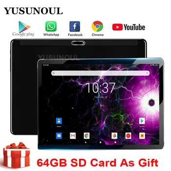 شراءتابلت ثنائي الزجاج شحن مجاني تابلت 3G مكالمة هاتفية 32G ROM تابلت 1280*800 IPS بشريحتين تابلت هدايا مجانية + لوحة مفاتيح
