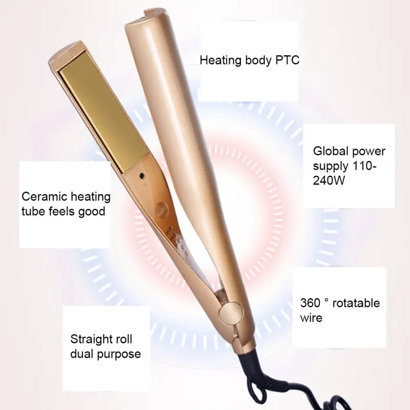 Многофункциональный керамический выпрямитель для волос, бигуди для волос, тепловая утюжок для волос, Женский инструмент для укладки волос, США, Великобритании, ЕС, Австралии