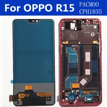 For OPPO R15  LCD Display Touch Screen Digitizer LCD Assembly For OPPO R15 PACMOO CPH1835 LCD