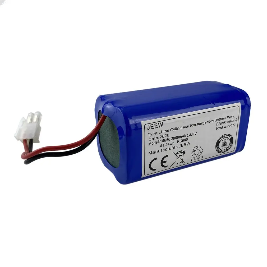 

Rechargeable for ILIFE Battery + Brush Filter 14.8V 2800mAh Robotic Vacuum Cleaner Accessories for Chuwi for Ilife A4 A4s A6