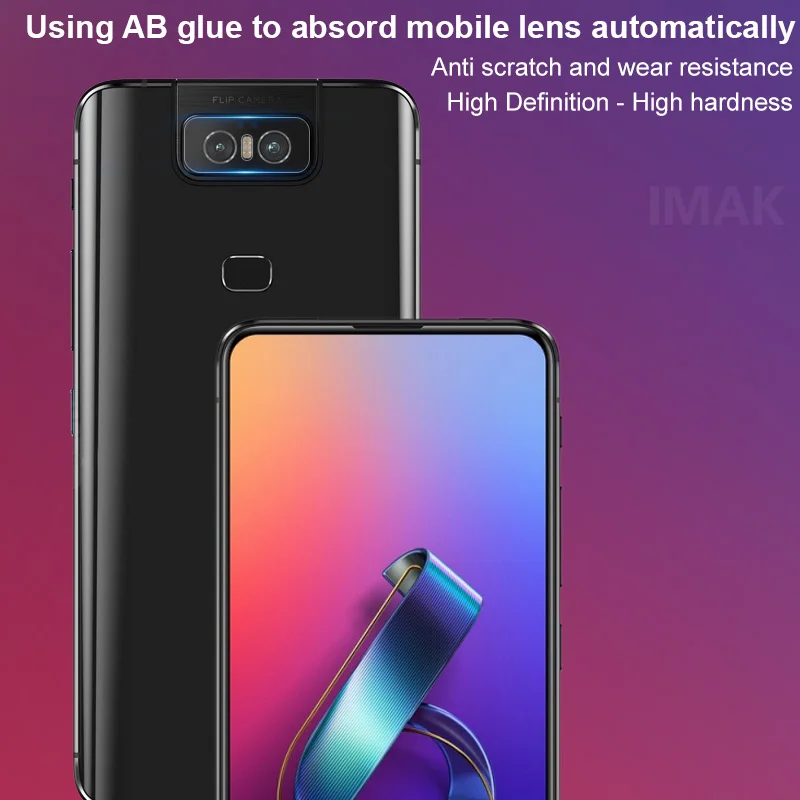 Imak Защитная пленка для задней камеры Asus Zenfone 6 ZS630KL Защитная пленка для задней камеры из закаленного стекла