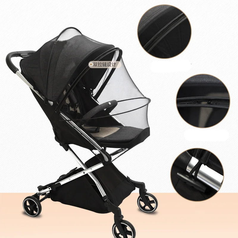 Unversal Stroller Mosquito Net For Baby Skin Protector Extra Fine Holes Mosquito Net to Protect Against Mosquitos and Wasps baby stroller accessories diy	