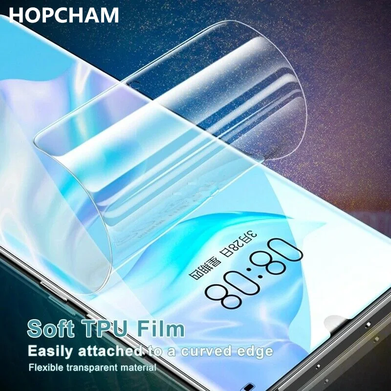 Фронтальная и задняя Гидрогелевая пленка HOPCHAM для Huawei P30 Pro P20 Lite Защита экрана P Smart