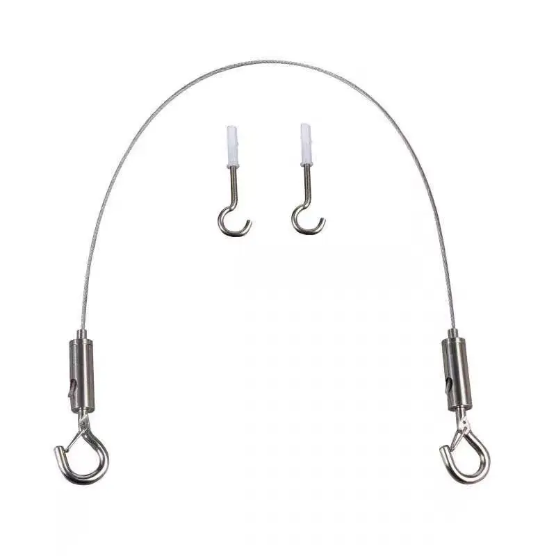 

Drop Ceiling Hanging Kits Sign Suspension Kits Long Steel Cable For Suspending Signs Hang Buckle Rope