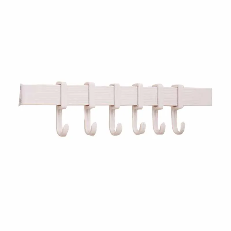 Kitchen Hook Rack No Punching Hanging Rod Rack Strong Adhesive Toilet Wall Clothes Hook Towel Accessories 3 Styles