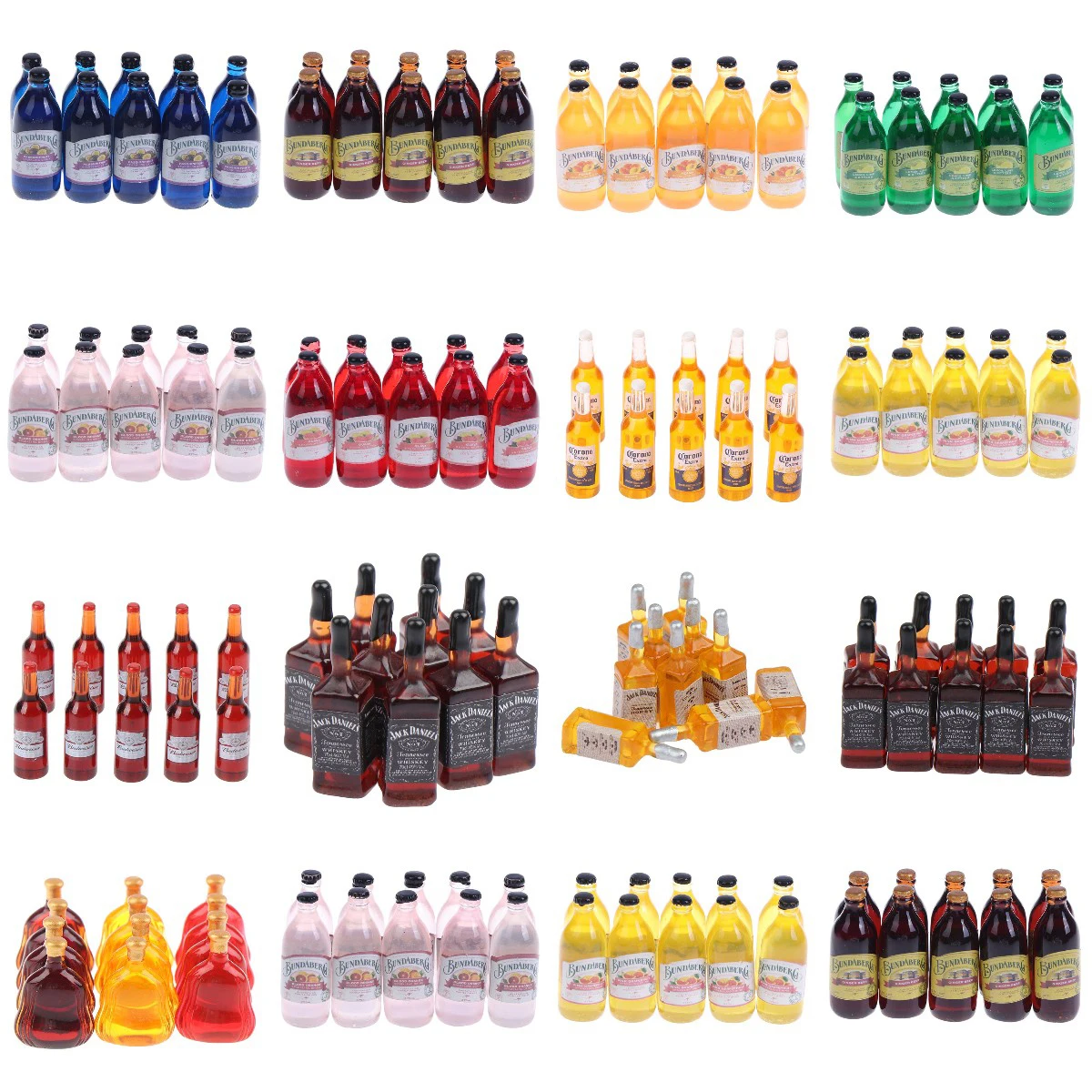 Decor Toys Furniture Wine-Bottle-Accessories Mini Children 1/12 Simulation Model 10pcs