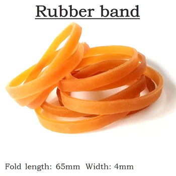 

65x4mm tnamese rubber band Durable rubber ring Width rubber band 4mm wide series Fold in half 65 mm long cowhide Rubber band