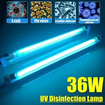 

36W UV Curing Lamp UV Disinfection Lamp 395NM Violet Wavelength Fluorescent Agent Detection UV Lamp Ozone Disinfection