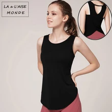 Женский жилет для йоги, одноцветная Спортивная футболка для занятий йогой, открытая спина, спортивный короткий рукав, фитнес, Облегающая майка для йоги, укороченный Топ для женщин