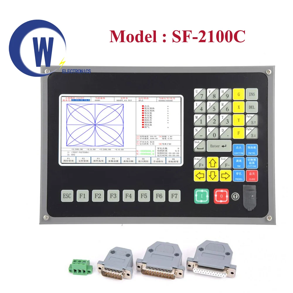 

2-axis SF-2100C CNC Controller CNC Plasma cutting machine system CNC cutting machine parts SF2100C two axis controller system