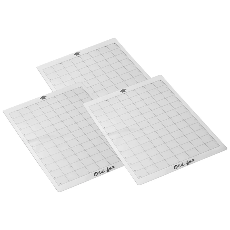 BMBY-3Pcs сменный коврик для резки клейкий коврик с измерительной сеткой 8 на 12 дюймов для силуэта Камея Cricut Explore ore плоттер Mach