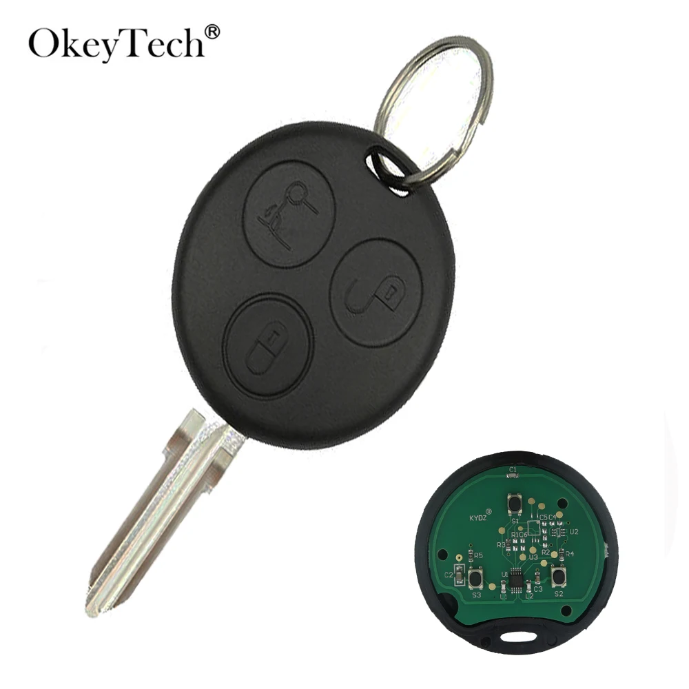 Chiave di Ricambio per Telecomando Smart Serie 451 ForTwo ForFour Crossblade Key
