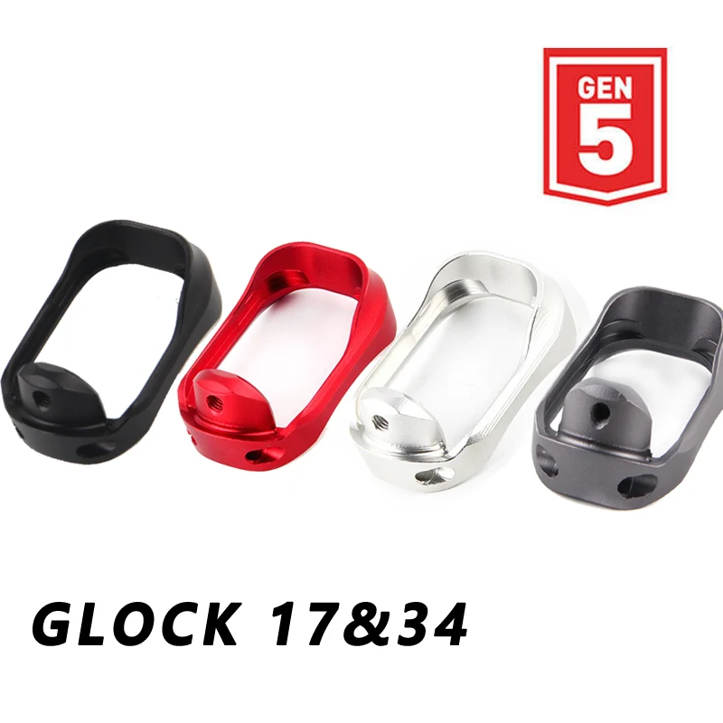 Новинка 7075 алюминиевый расклешенный станок Magwell mini для Glock17/34 GEN5 топливный фильтр