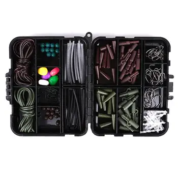 

Carp Fishing Tackle Fisheries Fish Hook Angler Bait Fishing Accessories Set Squid Fishing Portable Durable ABS Black