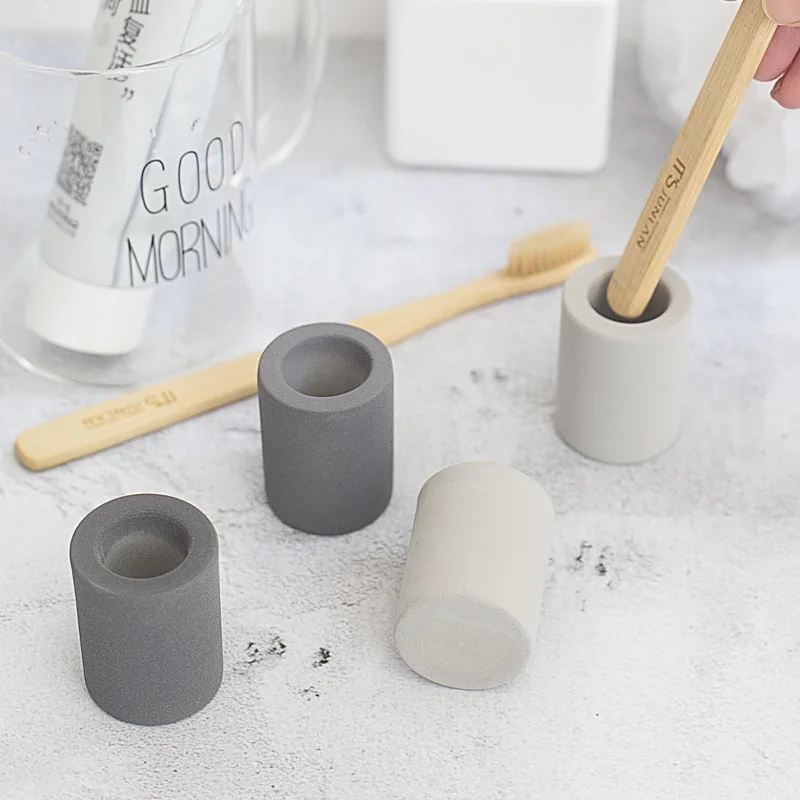 Toothbrush Holder 1Pc Portable Travel Bathroom Supplies Toothbrush Holder Tool Set Dry Moisture Absorption Odor Adsorption toothbrush holder