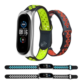 

Smart Bracelet 5 Strap For Xiaomi Mi Band 5 Wrist Strap Silicone Sport Watchband For Mi Band 5 Replacement Wristband For Miband5