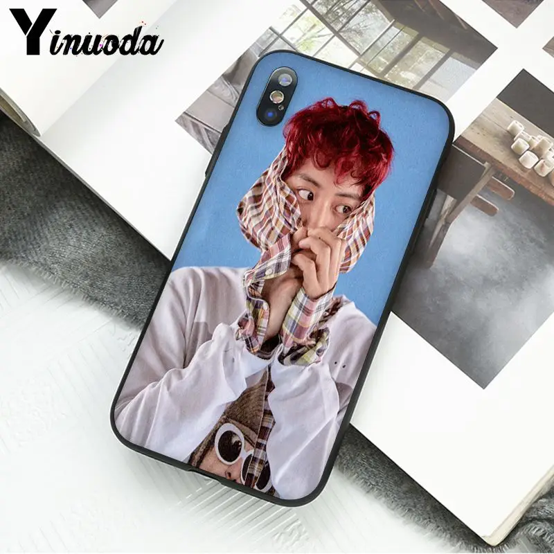 Yinuoda SEHUN CHANYEOL EXO ТПУ мягкий силиконовый черный чехол для телефона для Apple iPhone 8 7 6 6S Plus X XS MAX 5 5S SE XR мобильные телефоны - Цвет: A9