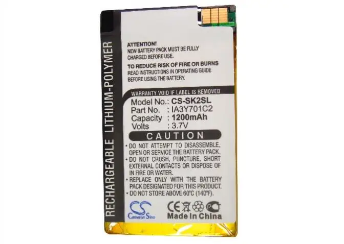 cameron sino 1200mah battery for HIP TOP Danger 2 IA3Y701C2 SHARP PV-100TG T-MOBILE Sidekick II | Мобильные телефоны и