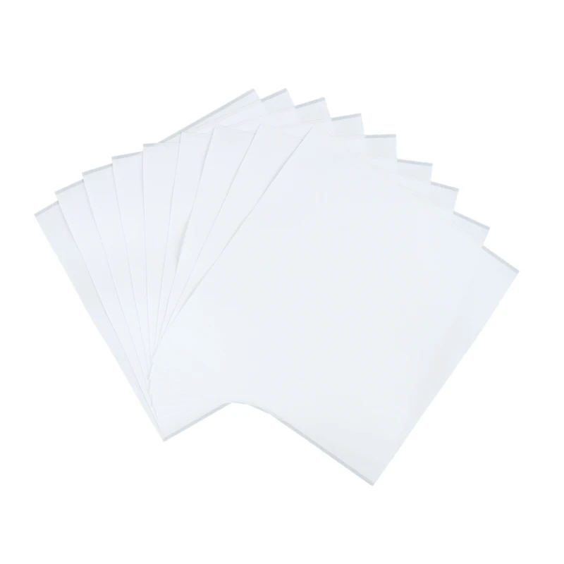 10pcs 6*6/2.5*4.75 inch Clear Double Sided Adhesive Sheets Sticker Glue for Card Making Supplies Embellishments Accessories