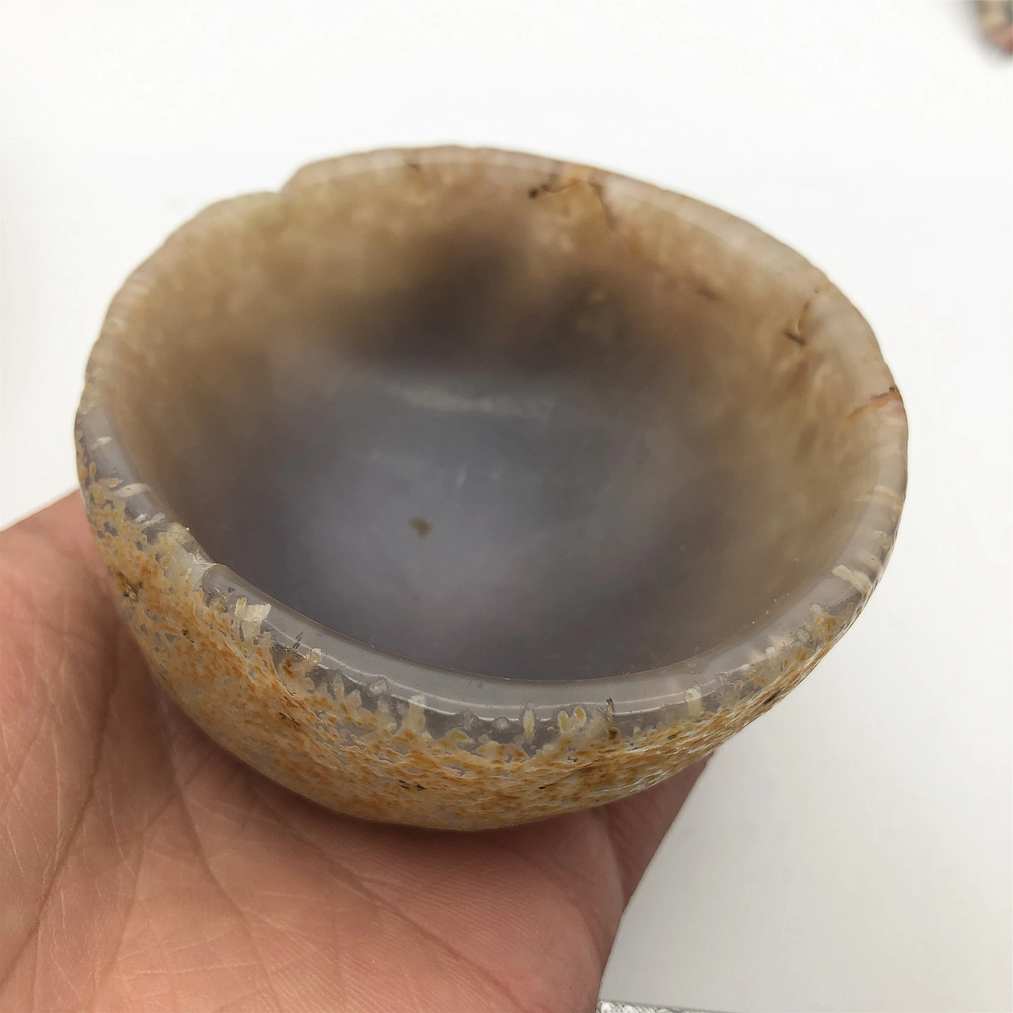 

Natural Agate Bowl 6-8cm Diameter Healing Stones Altar Wicca Crystals Spiritual Mineral