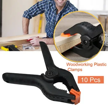 

10pcs 2inch Spring Clamps DIY Woodworking Tools Plastic Nylon Clamps For Woodworking Photo Studio Background