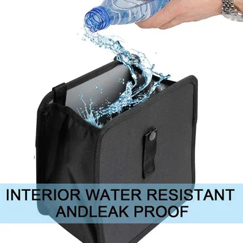 

Polyester Car debris bag Waterproof Garbage bag Hanging Bag 22x22x15cm