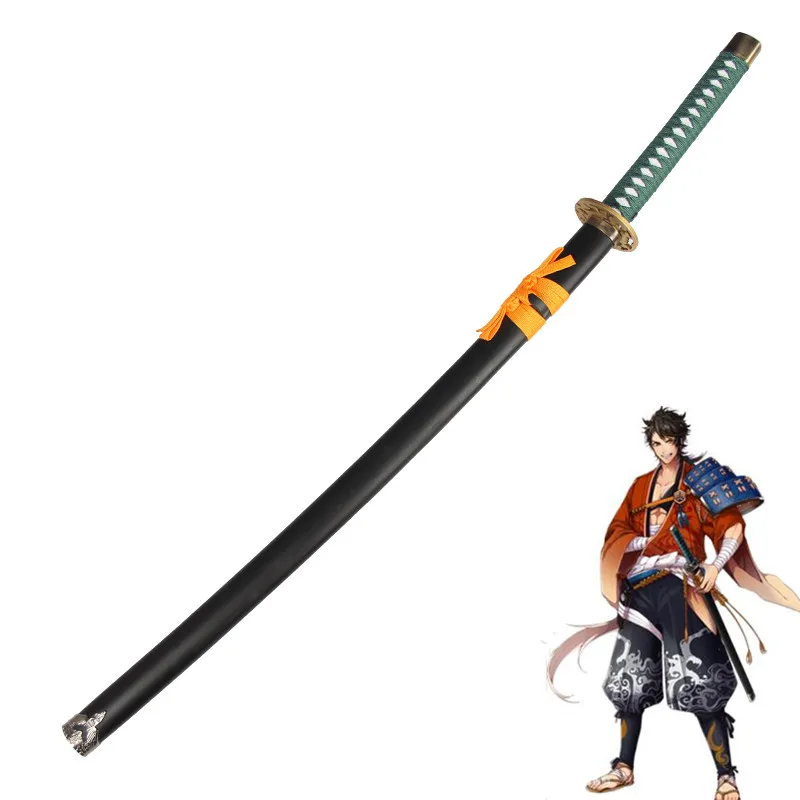 [Забавный] 100 см косплей игра Touken Ranbu Online Mutsunokami Yoshiyuki оружие деревянный