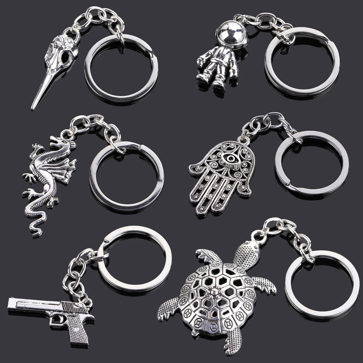 Original Dragon Heart Keychain: Unique Jewelry Gift for Friends and Loved Ones