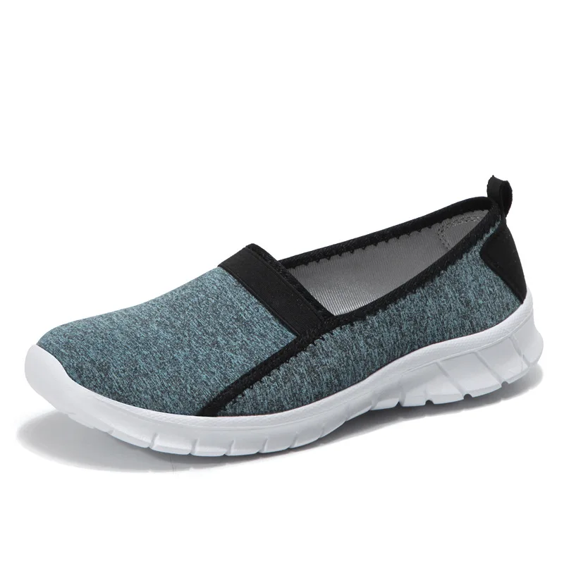 

18 Summer Low-Cut Soft-Sole COUPLE'S Shoes Slip-on Plus-sized Middle-aged Walking Shoes Old Beijing Cloth Shoes Women's Mom Shoe