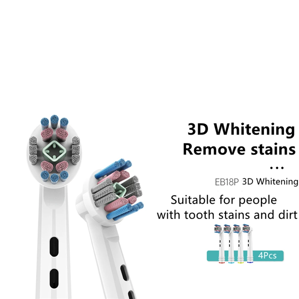 20/16/12/8/4PCS Replacement Brush Head nozzles for Oral B Toothbrush Sensitive Clean Gum Care 4