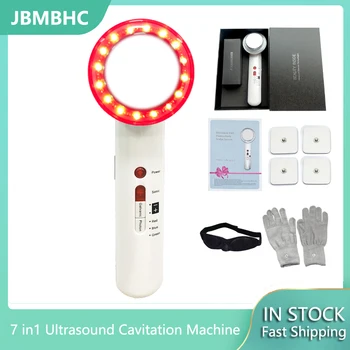 

7 in1 Ultrasound Cavitation Machine EMS Body Slimming Massager Ultrasonic Anti Cellulite Fat Burner Weight Loss Therapy Device