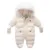 Детский зимний Комбинезон Меховой Капюшон Baby Girl Boy Snowsuit Русская Зима Детская Верхняя Одежда Ovealls Детские Толстые Комбинезоны с перчатками