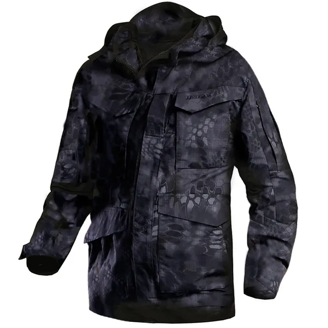 Chaqueta Militar Flecktarn Chaqueta De Campo Del Eju00e9rcito Alemu00e1n Original Con Capucha Parka Flecktarn Camuflaje Combate, Camouflaje Eddie Bauer Hombre Chamarra