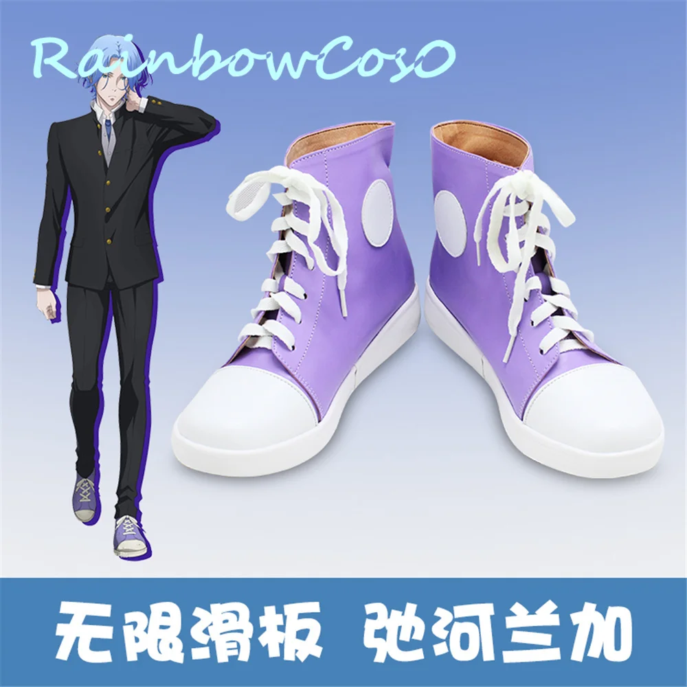 Sk Chinen Langa Hasegawa Snow Miya Miya Cosplay Scarpe Stivali Gioco Anime Halloween Rainbowcos0 W1438