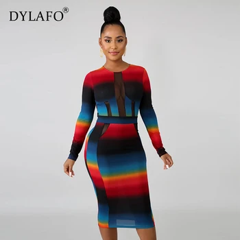 

Knitted o neck bodycon dress Women elegant long sleeve high waist long dress Female 2019 autumn winter party sexy dress vestidos
