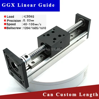 

Free Shipped 50-400mm Effective Stroke CNC Linear Guide Stage Rail Motion Slide Table Ball Screw Actuator Module 3D Printer XYZ