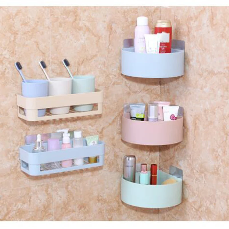 

1Pc Plastic Suction Cup Kitchen Hanger Organizer Bath Clothes Towel Cup Bathroom Tool Flexible Storage Rack Shelf Home Products