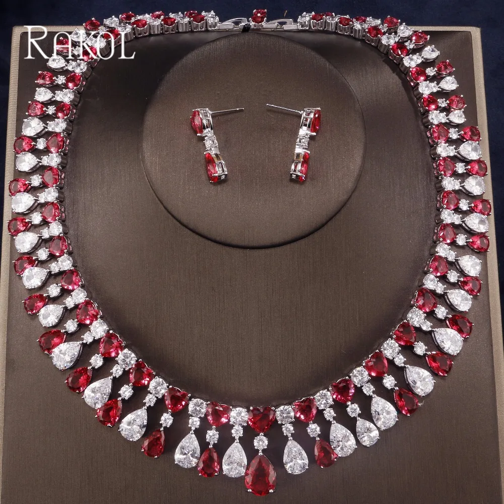 RAKOL 2018 новый свадебный костюм аксессуары в форме сердца кубический циркон